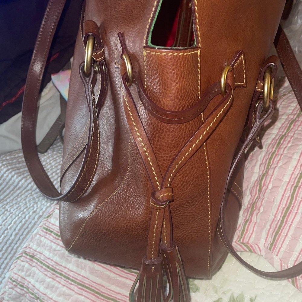 Dooney & Bourke Leather Florentine Travel Work Everyday Bag by Dooney & Bourke - Picture 10 of 15